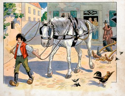 Joachim Murat (1767-1815) 12 岁在他父亲的旅馆里。 Jacques Marie Gaston Onfray de Breville dit Job (1858-1931) 的雕刻 作者 Onfray de Breville Jacques Job的化名