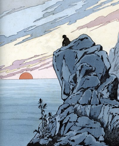 流亡圣赫勒拿岛的拿破仑一世（1815 年） 作者 Onfray de Breville Jacques Job的化名