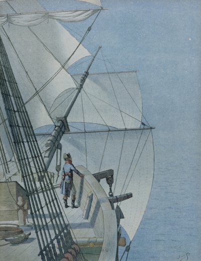 拿破仑从埃及战役中归来 作者 Onfray de Breville Jacques Job的化名
