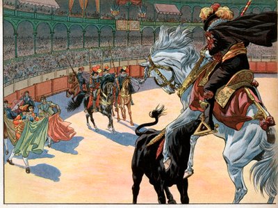 在西班牙斗牛。约阿希姆·穆拉特（Joachim Murat） 作者 Onfray de Breville Job的化名