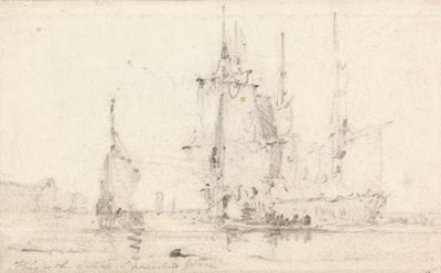 靠近海岸的船只 作者 unknown artist
formerly John Constable