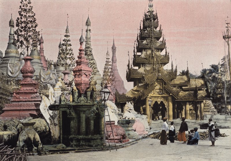 Rangoon, Pagode De Choue Dagoun  作者 欧洲摄影师