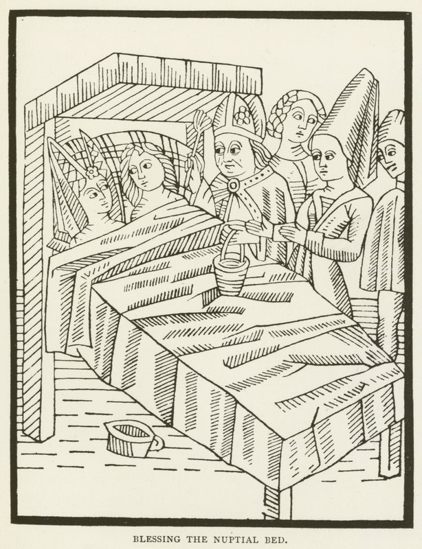 Blessing the nuptial bed (engraving) 作者 （之后）英语学校