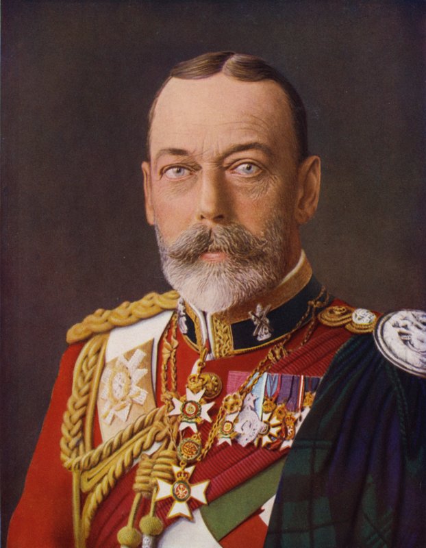 乔治国王担任黑卫队总司令（彩色照片） 作者 （之后）英国摄影师