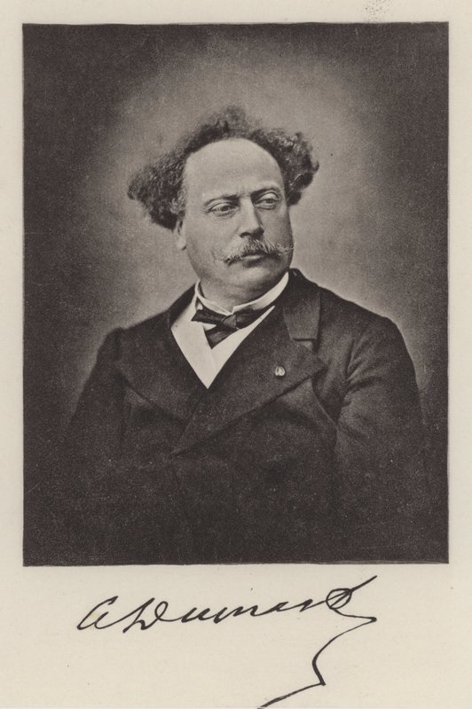 法国小说家小仲马(Alexandre Dumas the Younger)(黑白照片) 作者 （之后）法国摄影师