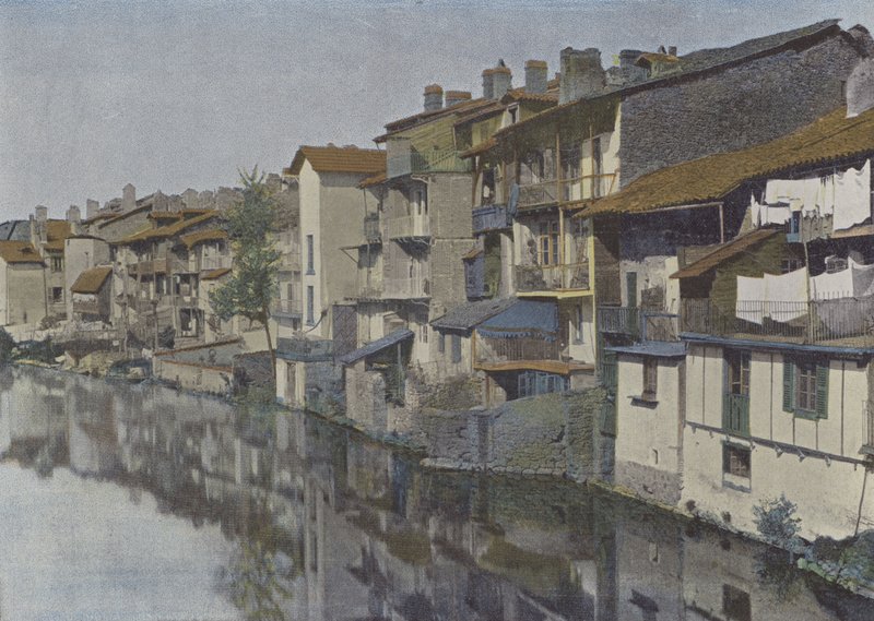 Aurillac, La jordanne（彩色照片） 作者 （之后）法国摄影师