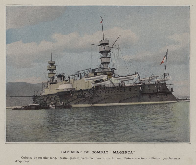Batiment de Combat "Magenta"（彩色照片） 作者 （之后）法国摄影师
