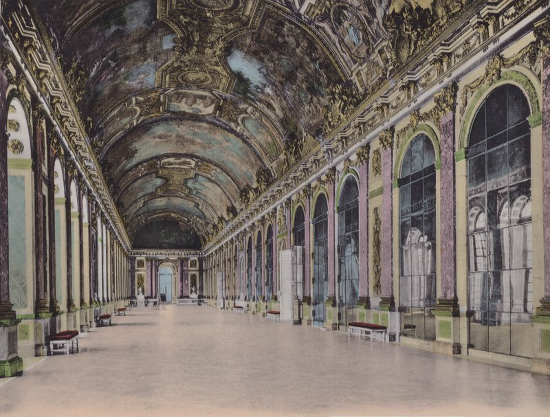 Galerie des Glaces，玻璃画廊（彩色照片） 作者 （之后）法国摄影师