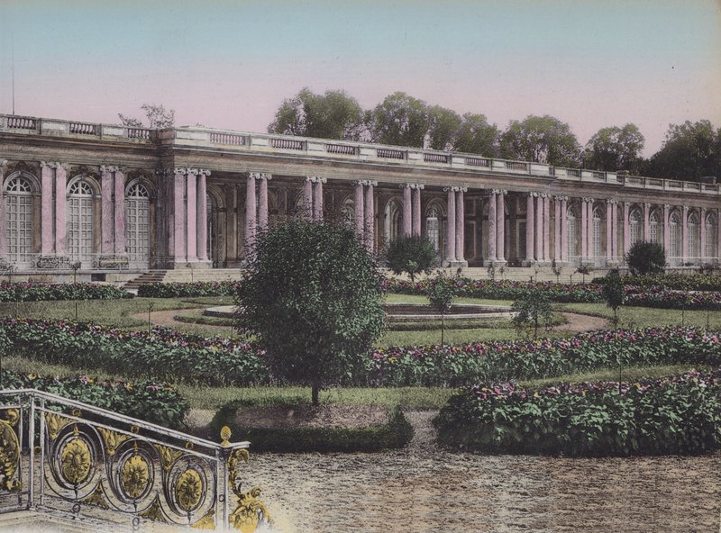 Grand Trianon, Facade sur les Jardins, Great Trianon, 花园正面（彩色照片） 作者 （之后）法国摄影师