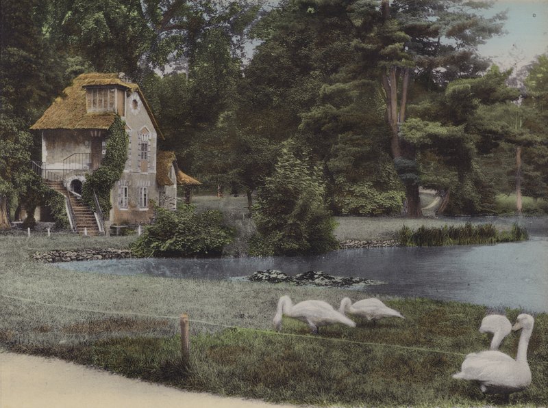 Hameau, Le Moulin, Hamlet, The Mill（彩色照片）。 作者 （之后）法国摄影师