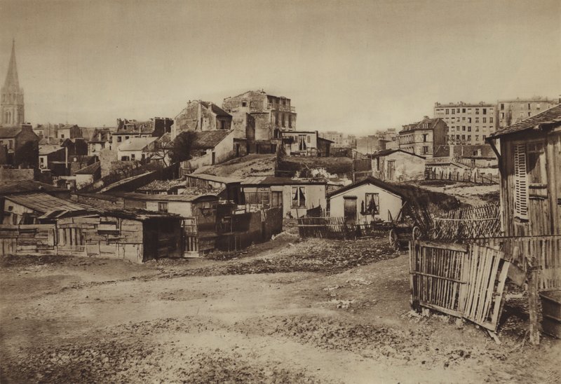 La Butte-aux-Cailles (b/w photo) 作者 （之后）法国摄影师
