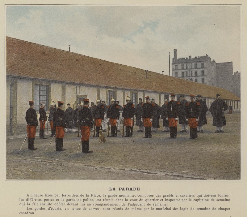 La Parade (coloured photo) 作者 （之后）法国摄影师