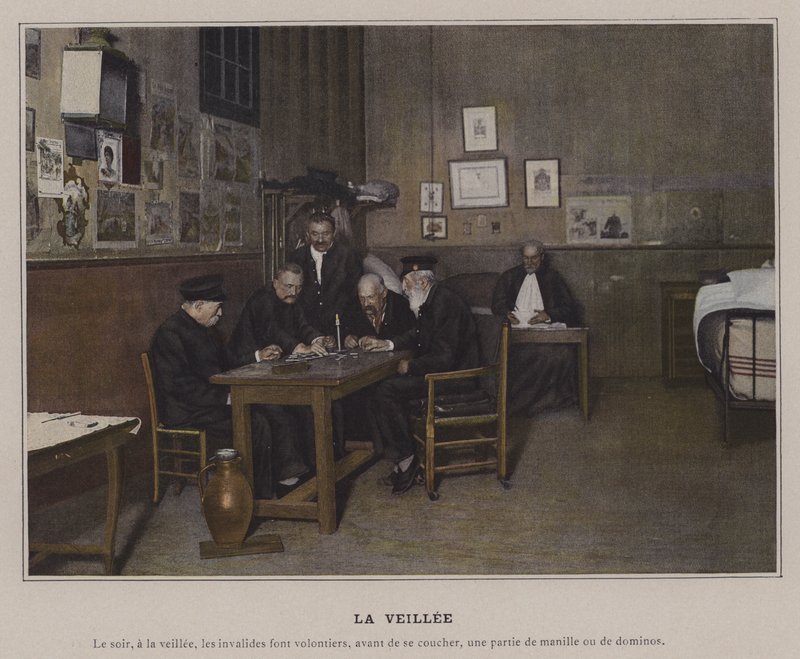 La Veillee（彩色照片 作者 （之后）法国摄影师