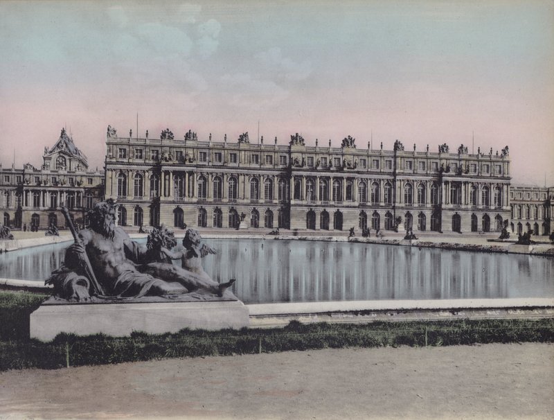 Le Chateau，公园景观，城堡，公园景观（彩色照片） 作者 （之后）法国摄影师