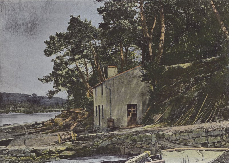 Le Loch, a Auray (彩色照片) 作者 （之后）法国摄影师