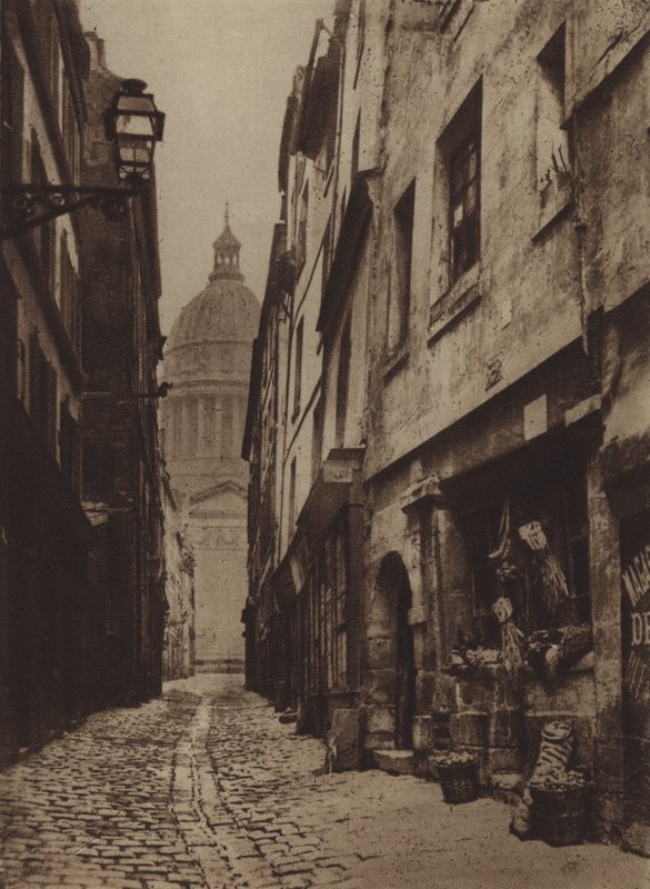 Rue des Carmes 和 rue Valette（黑白照片） 作者 （之后）法国摄影师