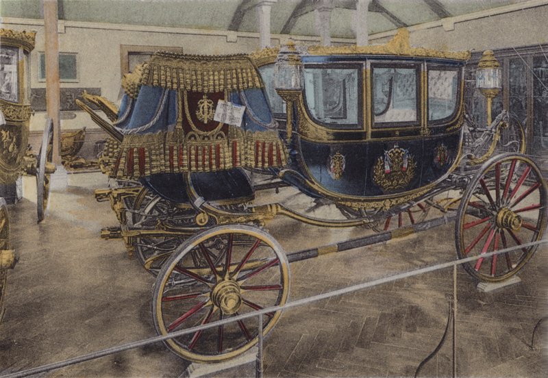 Voiture du Czar, 沙皇马车（彩色照片 作者 （之后）法国摄影师
