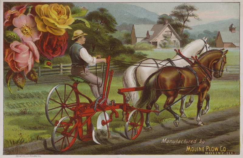 美国贸易卡广告Moline Plough Company，Illinois，c1880s 作者 美国学校