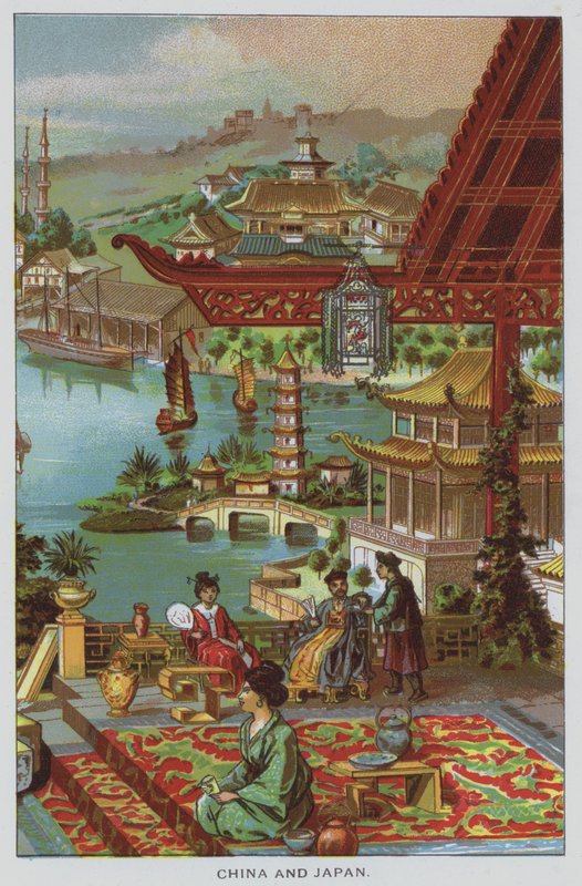 中国和日本 作者 美国学校