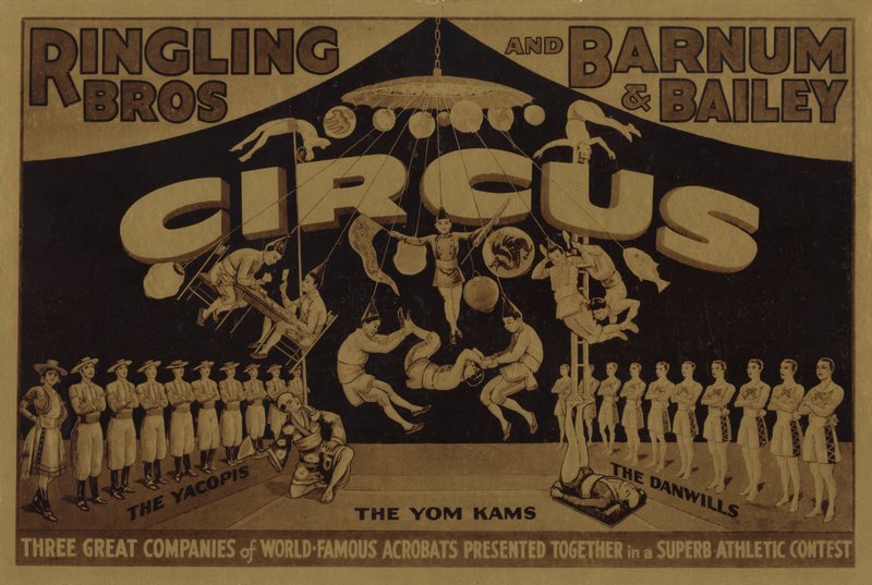 Ringling Bros和Barnum以及Bailey Circus，世界着名的杂技演员 作者 美国学校
