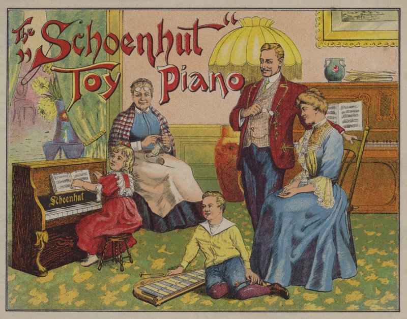 Schoenhut玩具钢琴 作者 美国学校
