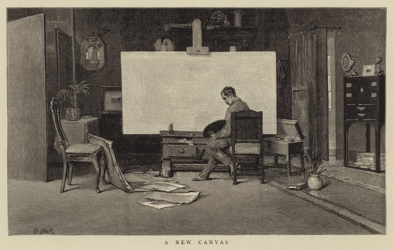 一个新的画布 作者 英语学校