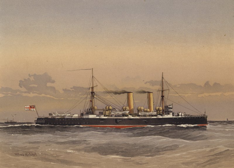 HMS Blenheim，一级巡洋舰 作者 英语学校