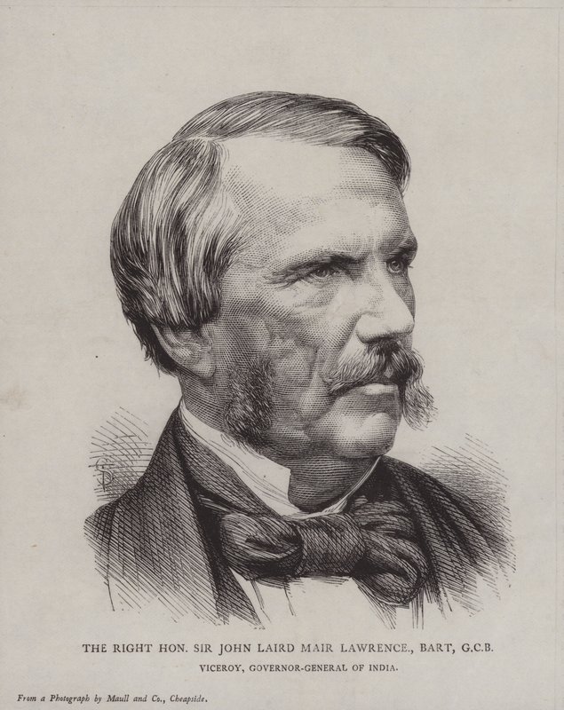 总督John Laird Mair Lawrence，印度总督兼总督 作者 英语学校