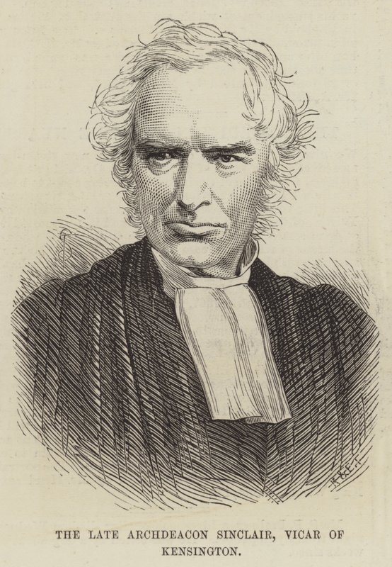已故的Archdeacon Sinclair，肯辛顿的牧师 作者 英语学校