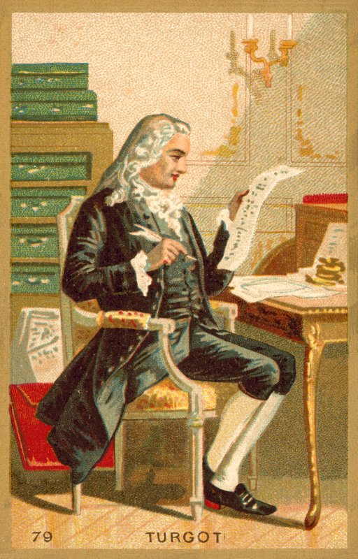 Anne-Robert-Jacques Turgot，法国经济学家兼政治家 作者 法语学校