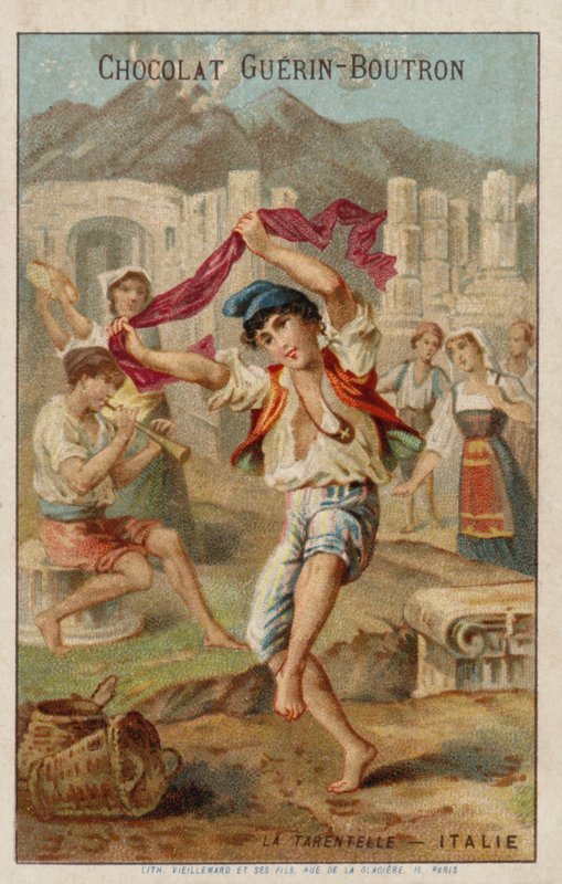 跳舞tarantella，意大利 作者 法语学校