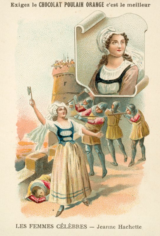 Jeanne Hachette，1472年，Beauvais围攻的法国女主角 作者 法语学校