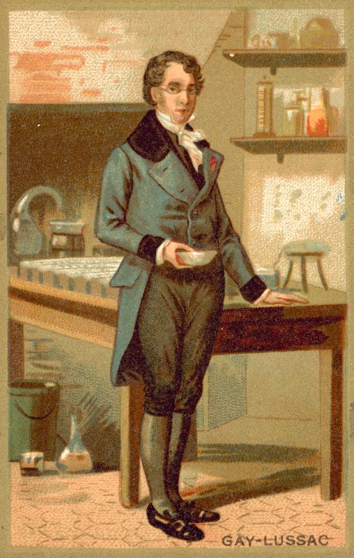 Joseph Louis Gay-Lussac，法国化学家和物理学家 作者 法语学校