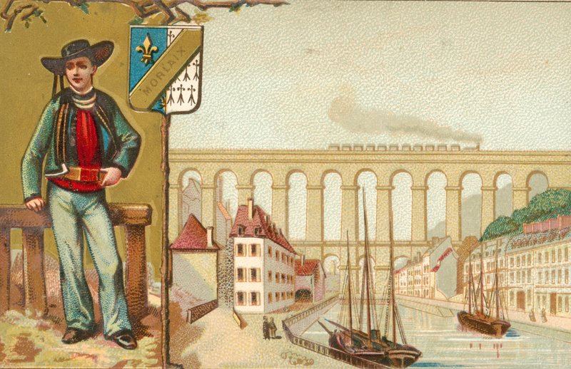 Morlaix，布列塔尼 作者 法语学校
