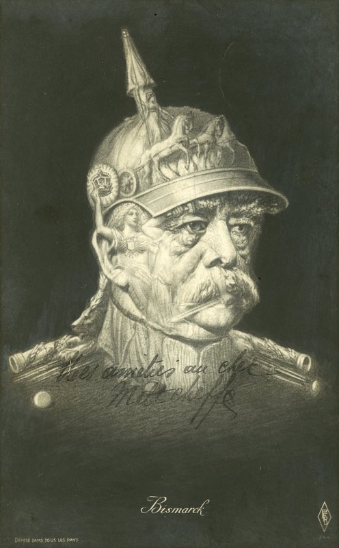 德国政治家Otto von Bismarck 作者 法语学校