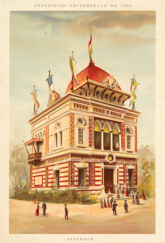萨尔瓦多馆，1889年世界博览会，巴黎 作者 法语学校
