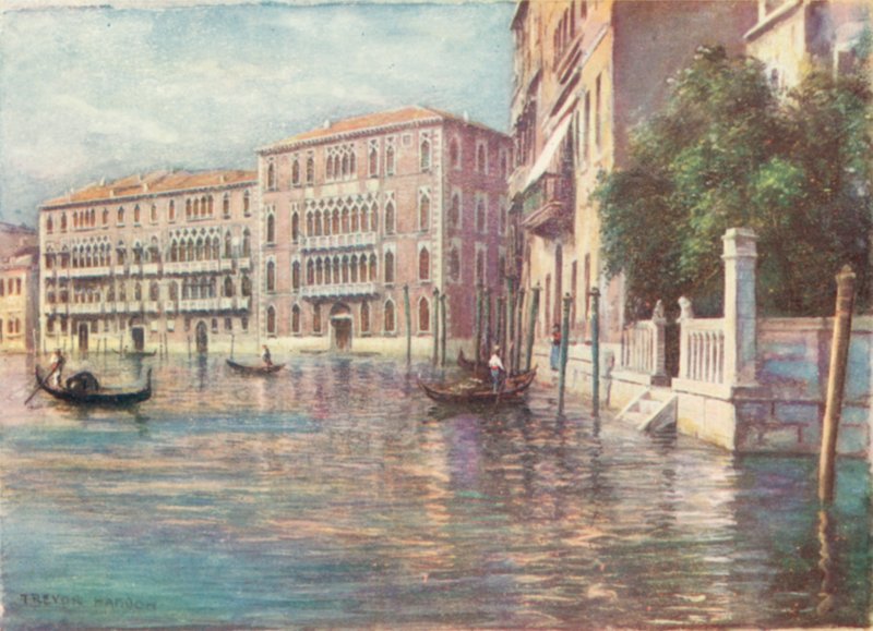 Palaces Foscari和Giustiniani 作者 特雷弗·哈登