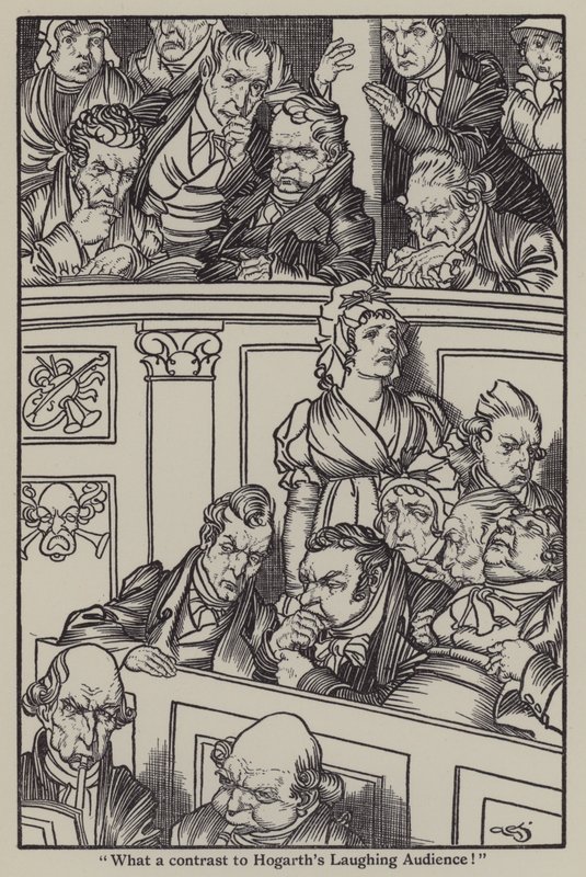 查尔斯·兰姆（Charles Lamb）的《埃利亚散文集》插图（石版画） 作者 加斯·琼斯（A. Garth Jones）