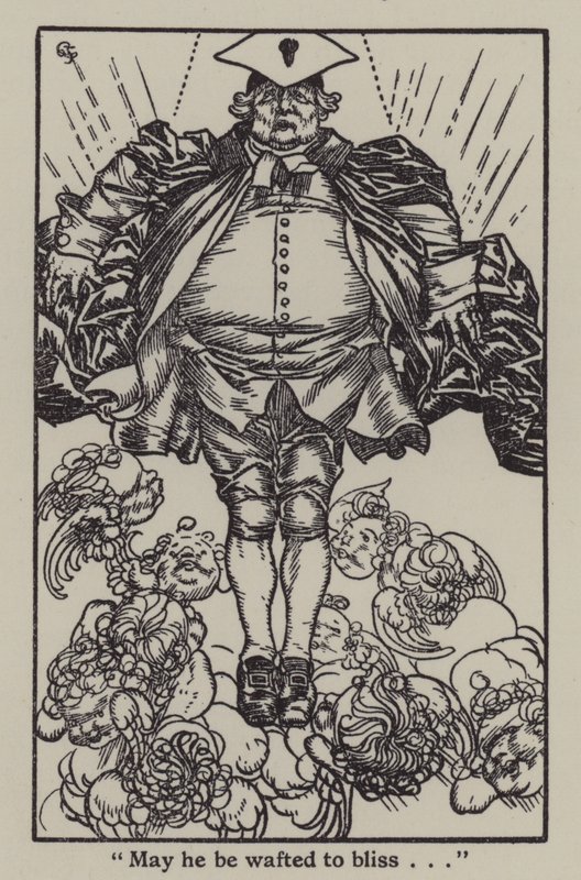 查尔斯·兰姆（Charles Lamb）的《埃利亚散文集》插图（石版画） 作者 加斯·琼斯（A. Garth Jones）