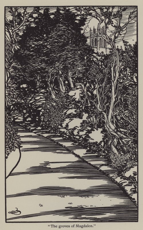 查尔斯·兰姆（Charles Lamb）的《埃利亚散文集》插图（石版画） 作者 加斯·琼斯（A. Garth Jones）