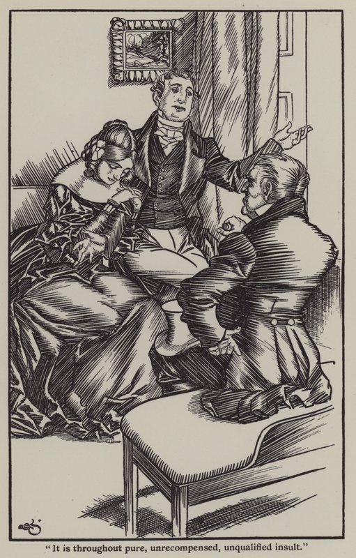 查尔斯·兰姆（Charles Lamb）的《埃利亚散文集》插图（石版画） 作者 加斯·琼斯（A. Garth Jones）