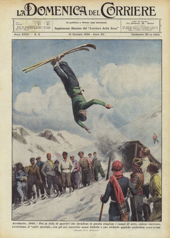 杂技？ 1934年 作者 阿基里·贝尔特拉姆（Achille Beltrame）