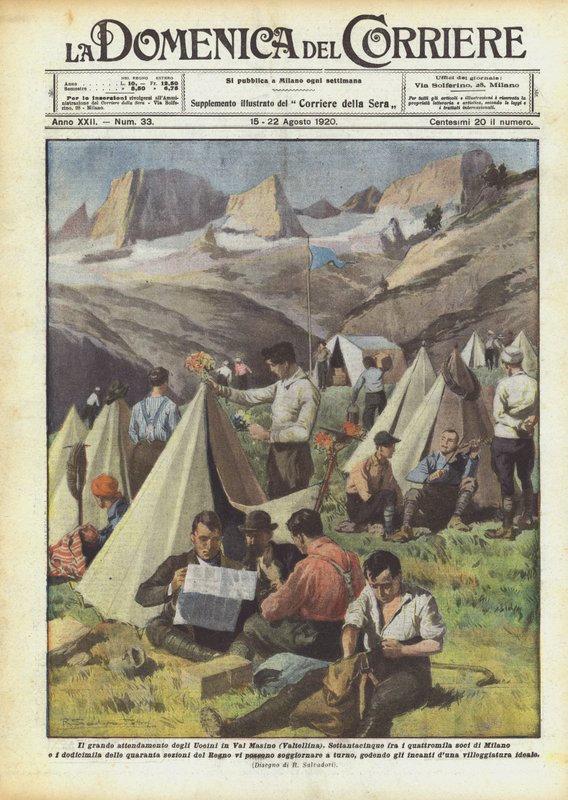 Uoeini在Val Masino（Valtellina）的重大修正案 作者 阿基里·贝尔特拉姆（Achille Beltrame）