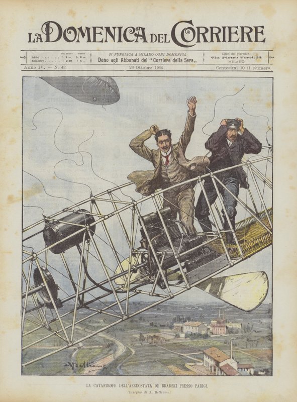 Bradski Presso Paris的Catastrofe DellAereostata 作者 阿基里·贝尔特拉姆（Achille Beltrame）