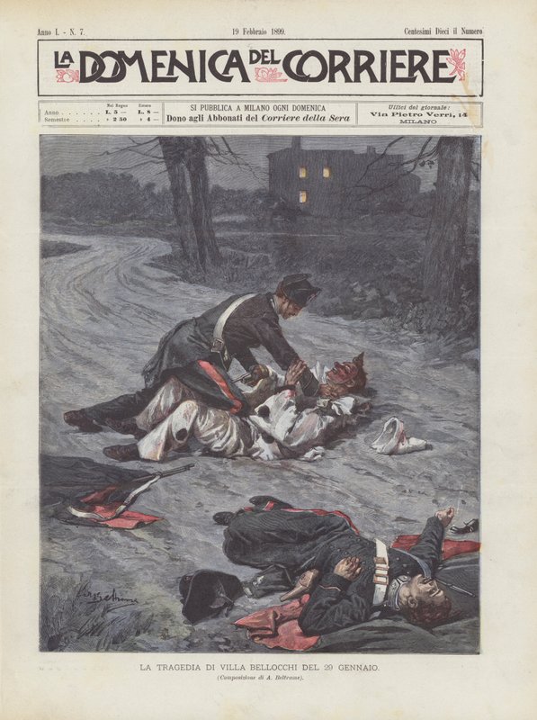 1月29日的Tragedia Di Villa Bellocchi 作者 阿基里·贝尔特拉姆（Achille Beltrame）