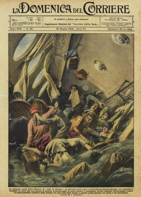 海峡上的空中悲剧 作者 阿基里·贝尔特拉姆（Achille Beltrame）
