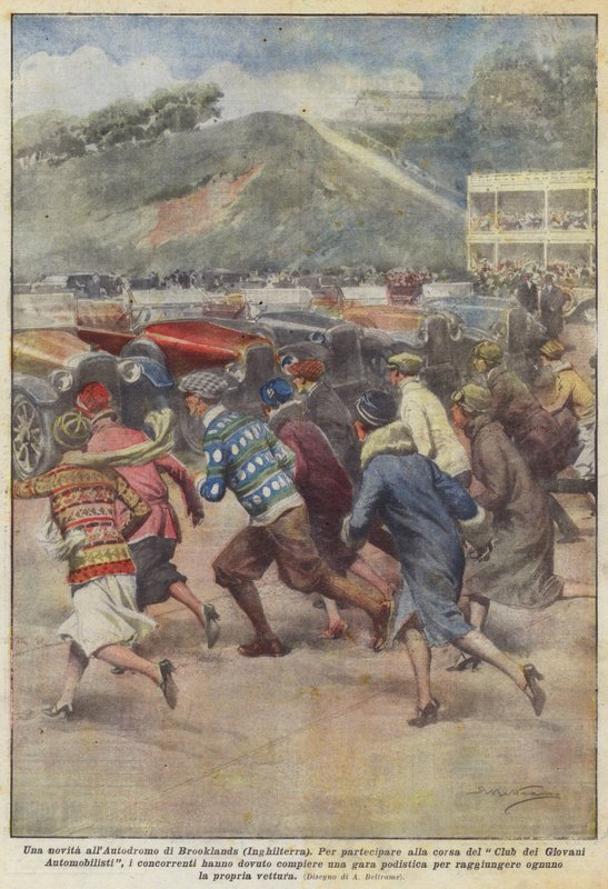 Brooklands Racetrack（英格兰）的新奇之处 作者 阿基里·贝尔特拉姆（Achille Beltrame）