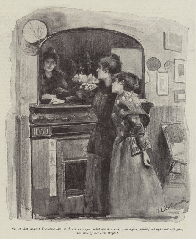 The Rebel Queen，由Walter Besant撰写 作者 阿道夫·伯肯鲁斯（Adolphe Birkenruth）