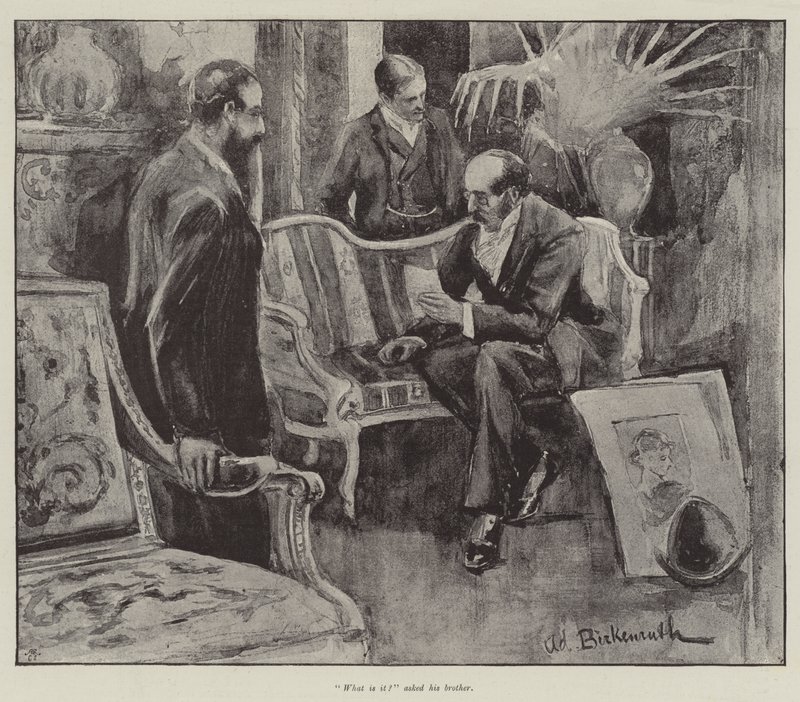The Rebel Queen，由Walter Besant撰写 作者 阿道夫·伯肯鲁斯（Adolphe Birkenruth）