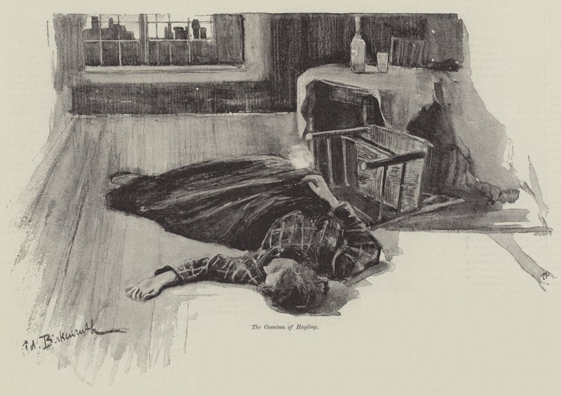 The Rebel Queen，由Walter Besant撰写 作者 阿道夫·伯肯鲁斯（Adolphe Birkenruth）